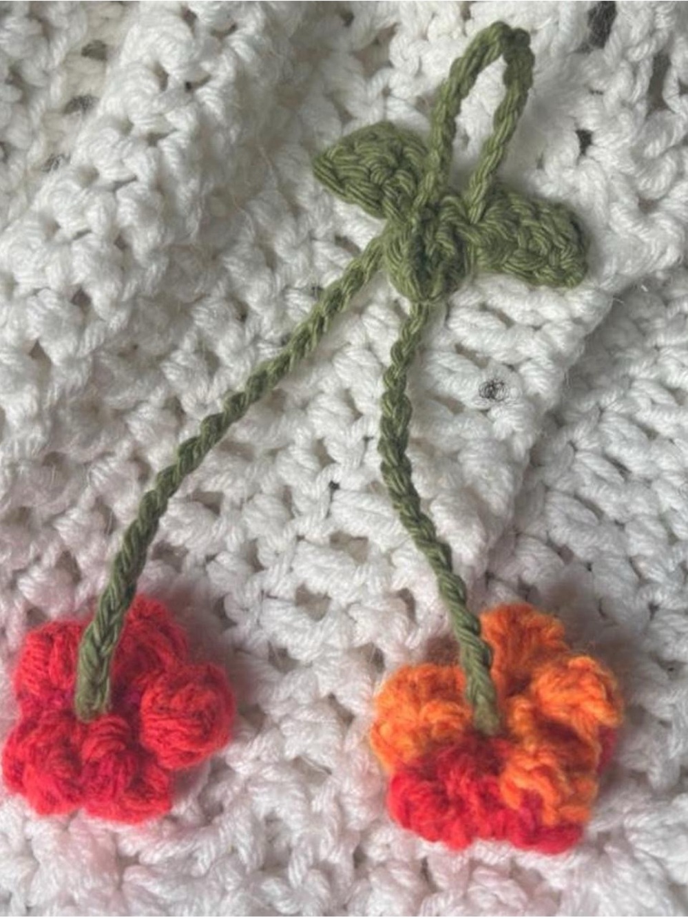 Handcrafted Crochet Pumpkins Green Pink and Red-Orange